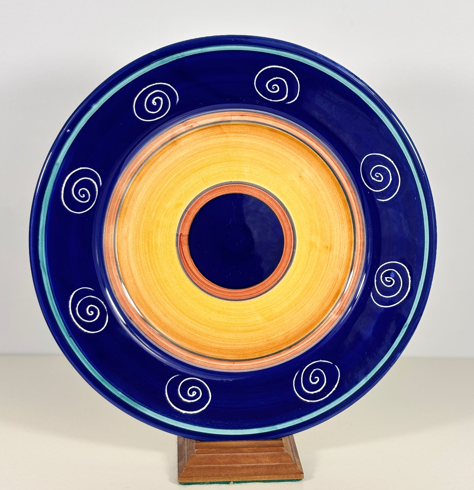 Pier 1 Imports Italian Swirl Dinner Plates