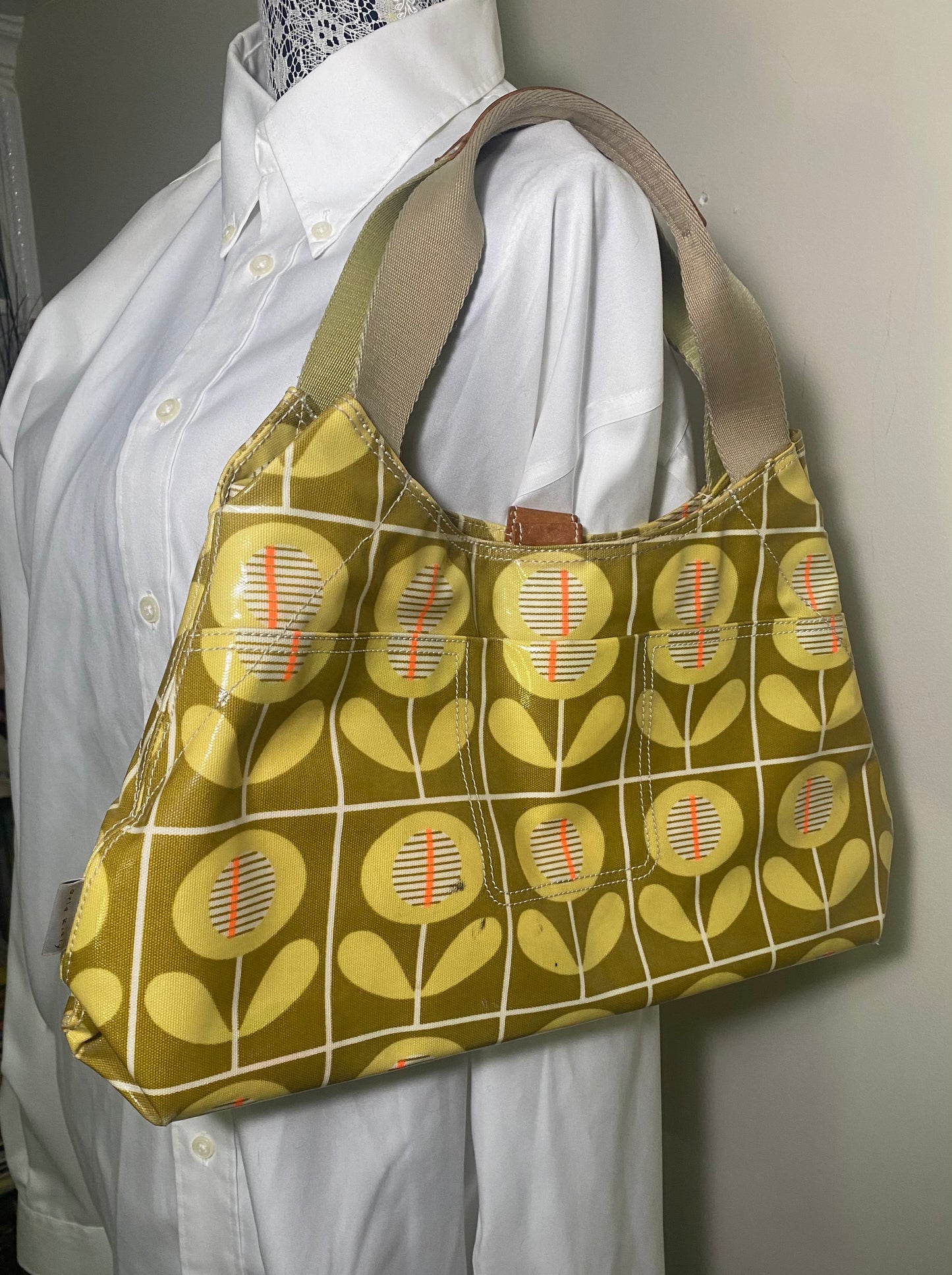 Orla Kiely Sling Shoulder Bag Tote Purse