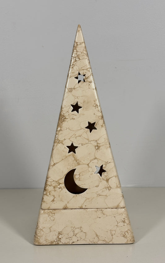 Partylite Pyramid Galaxy Tealight Candle Holder