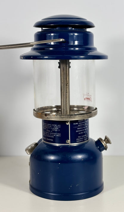 Blue Coleman Model 321 Camping Lantern