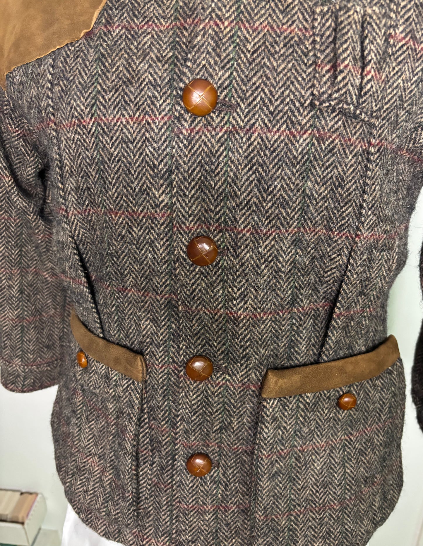 Ralph Lauren Women’s Wool Tweed Vintage Riding Jacket