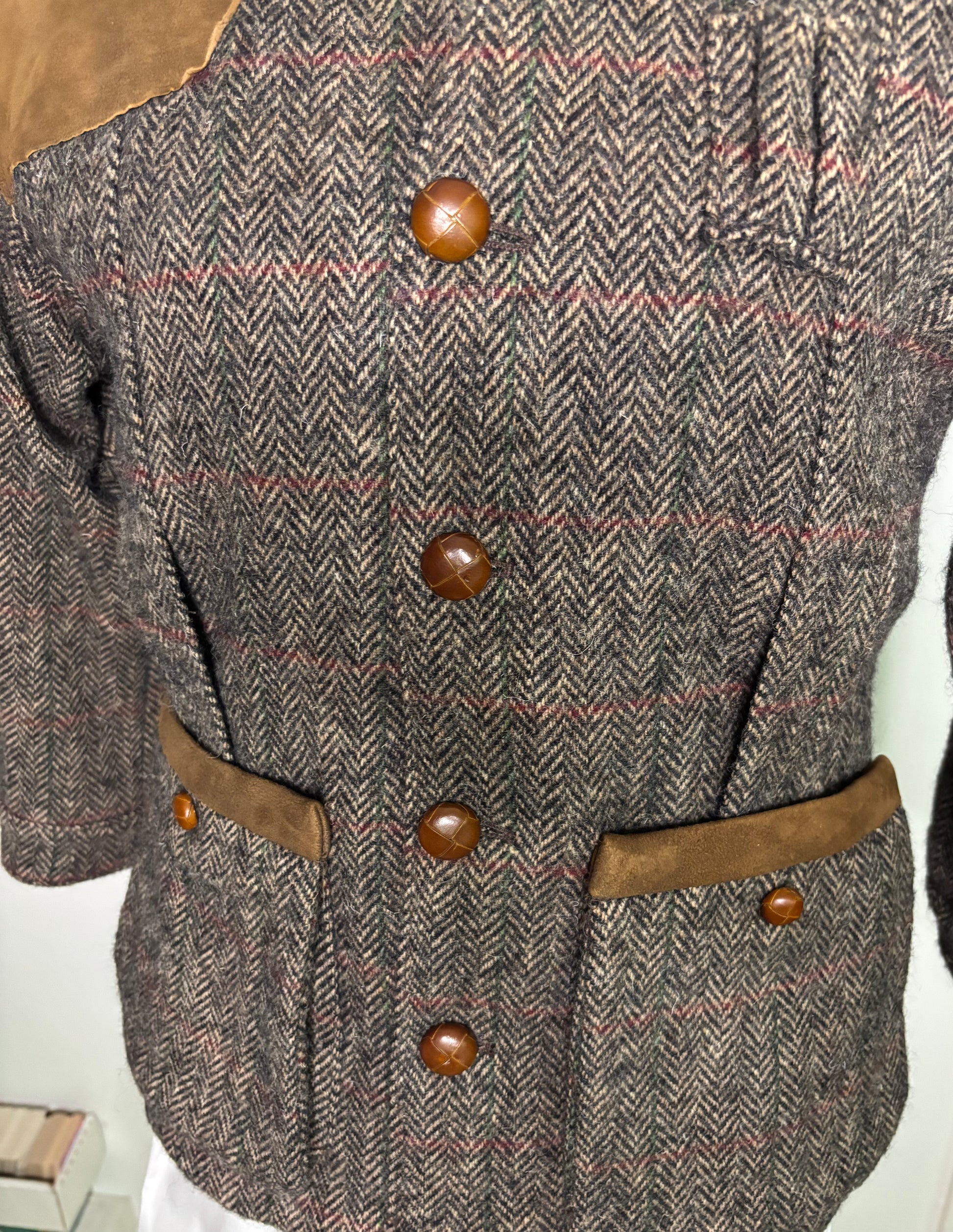 Ralph Lauren Women’s Wool Tweed Vintage Riding Jacket
