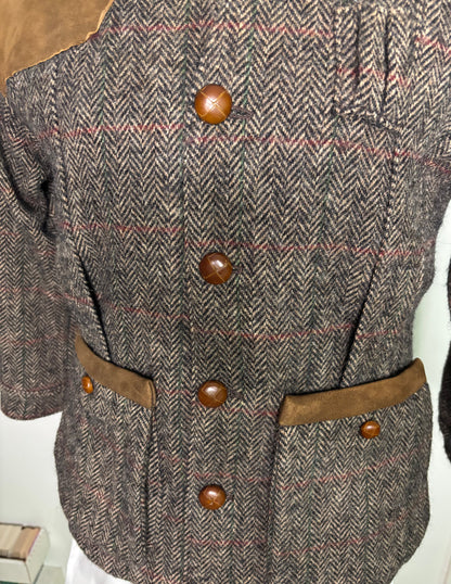 Ralph Lauren Women’s Wool Tweed Vintage Riding Jacket