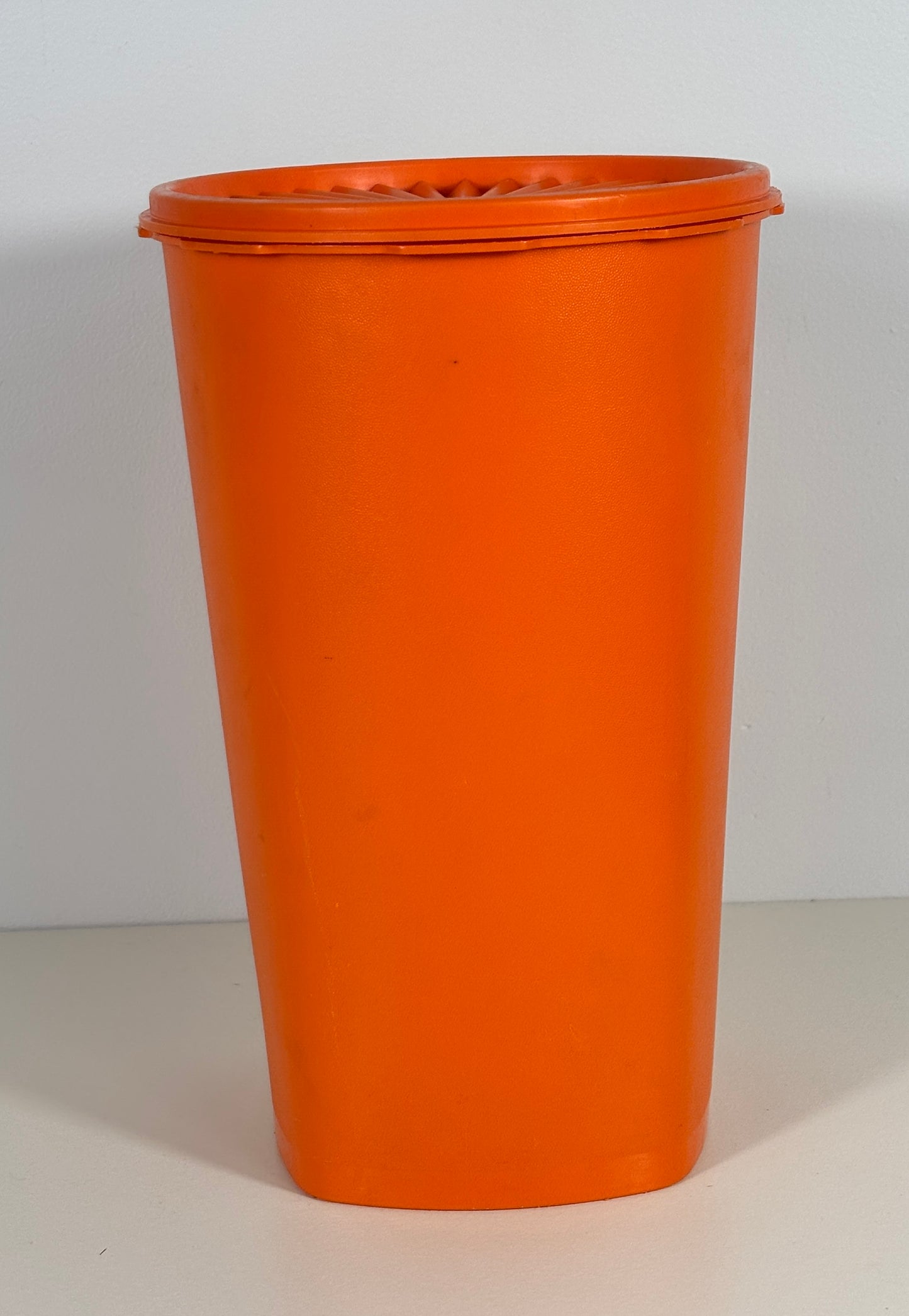 Orange Tupperware Servalier Container