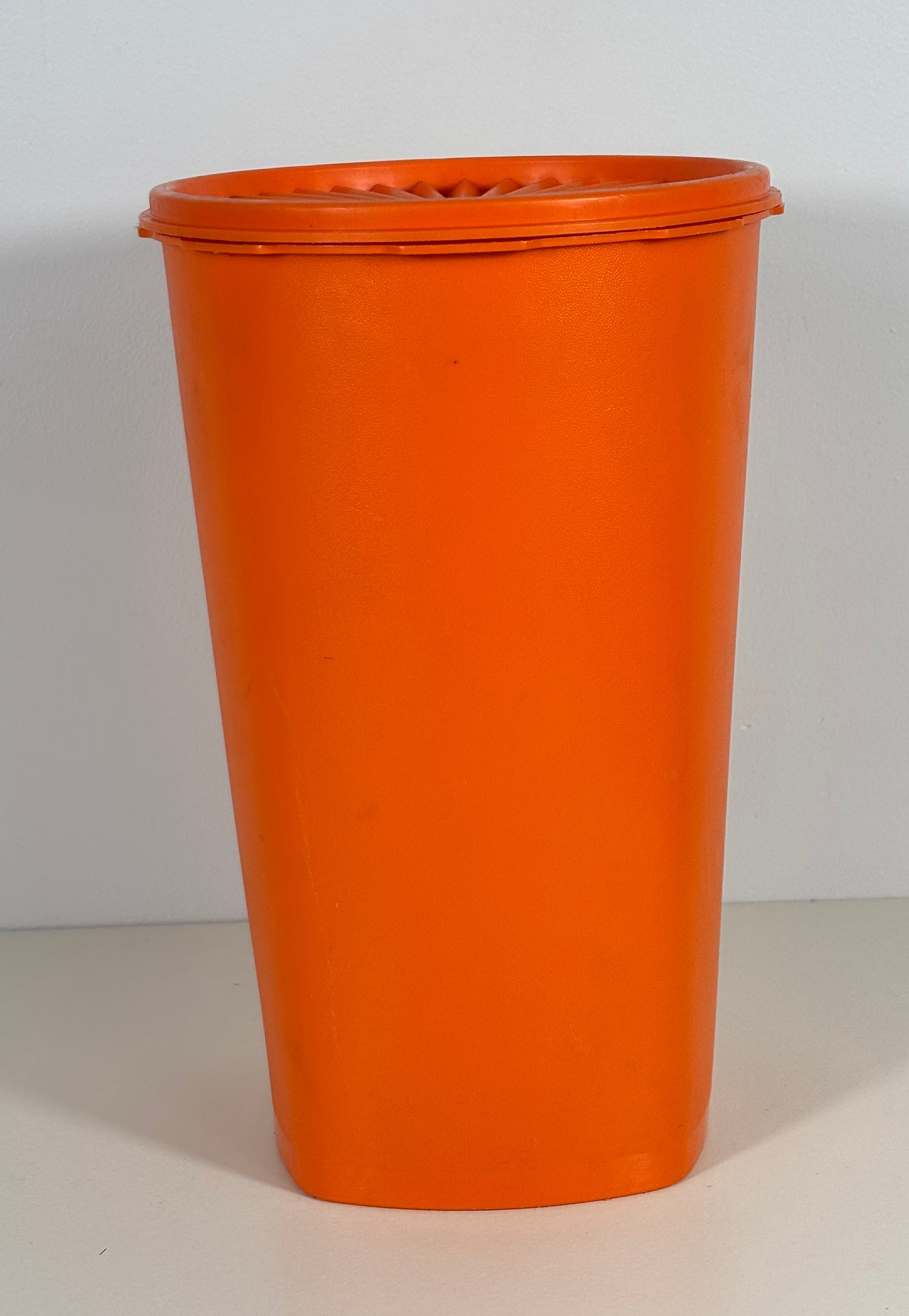 Orange Tupperware Servalier Container