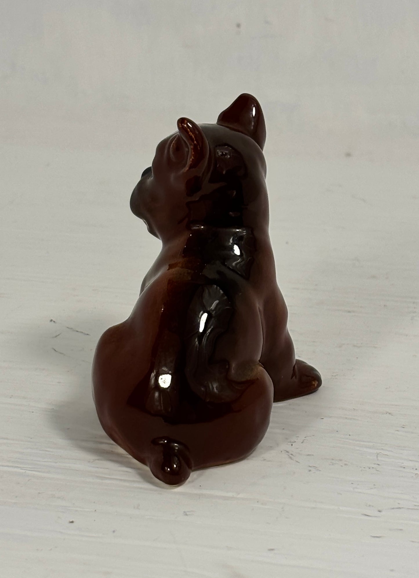 Vintage Goebel Boxer Puppy Dog Figurine