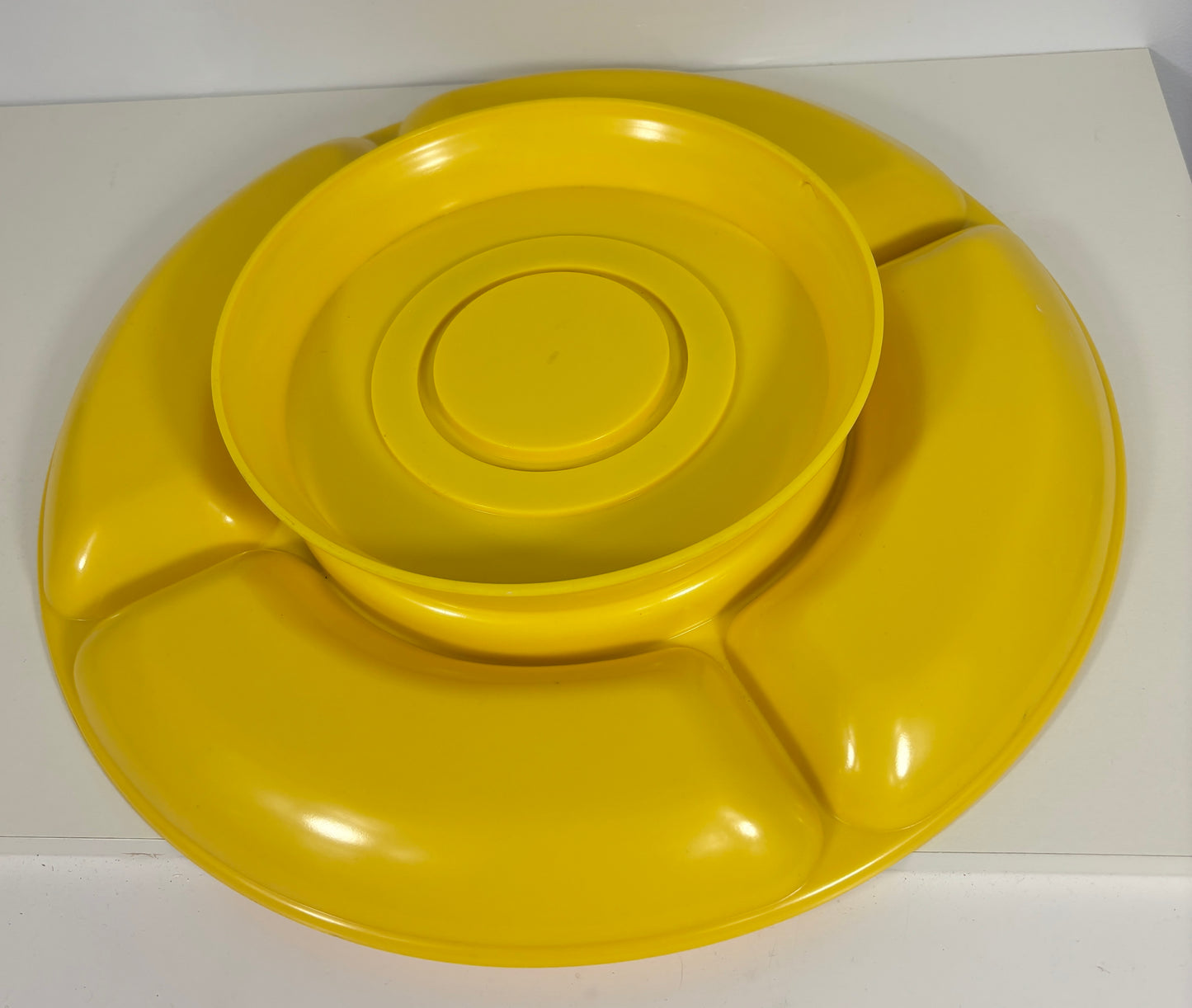 Made in Japan Vintage Lazy Susan Divided Serving Tray