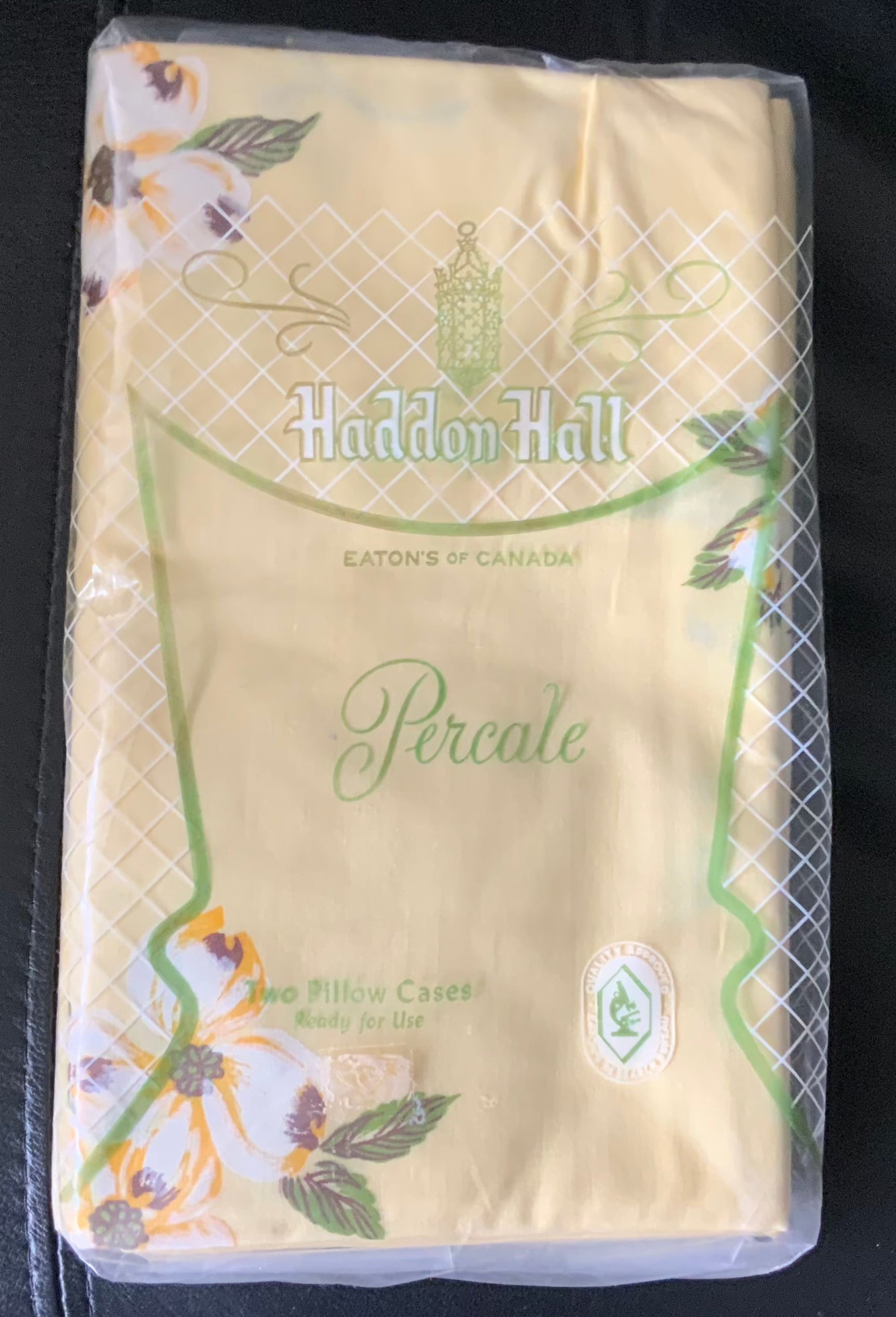 Vintage Haddon Hall Percale Dogwood Pillowcases