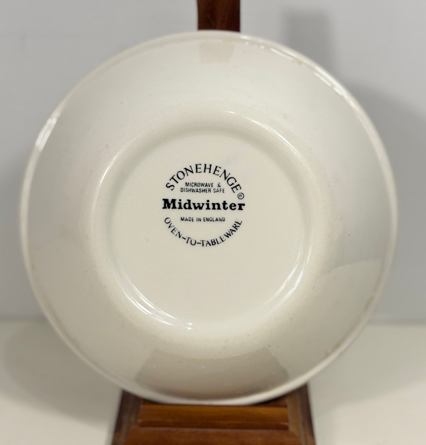 Stonehenge Midwinter White Soup Bowls