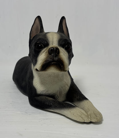 Sandicast Sandra Brue Boston Terrier Figurine