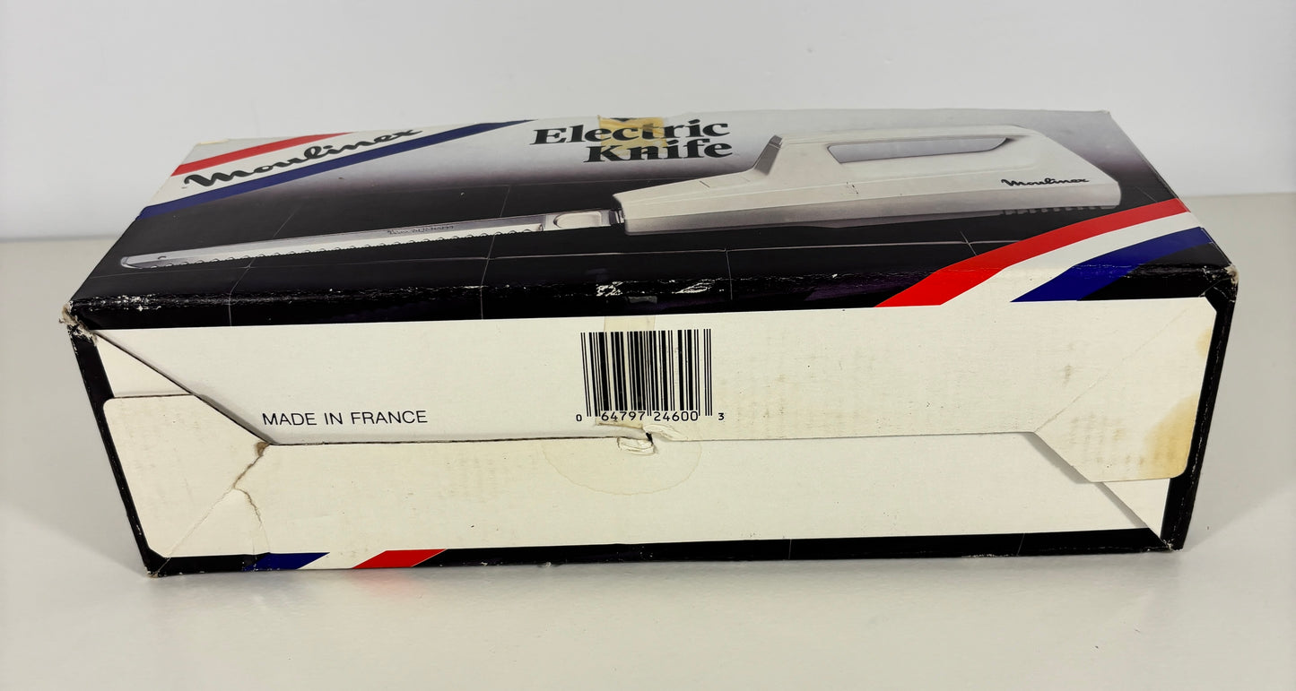 Vintage Moulinex France Electric Carving Knife Model 246