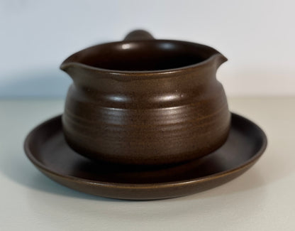 Denby Mayflower Gravy Boat with Stand