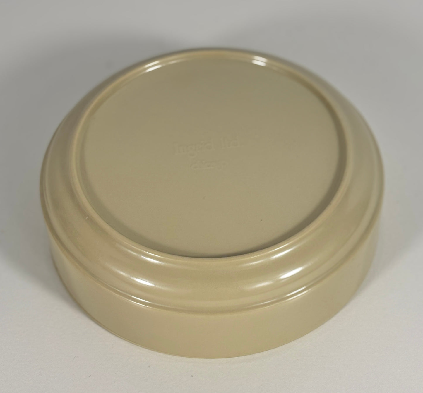 Ingrid Chicago Vintage Beige Melamine Soup Bowl