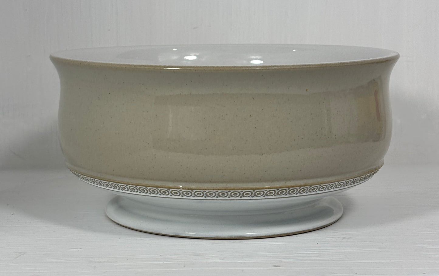 Denby renaissance Champagne Pedestal Serving Bowl