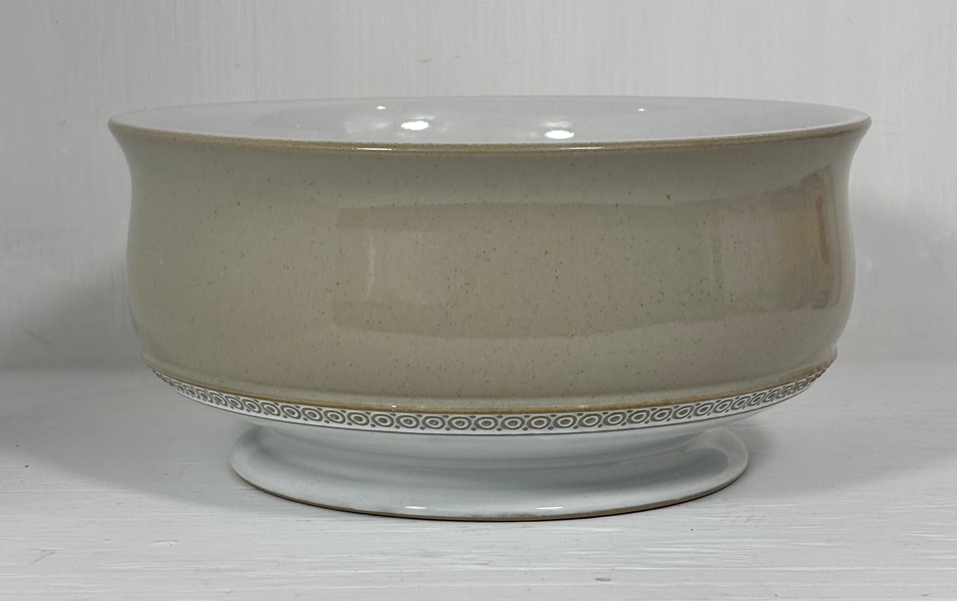 Denby renaissance Champagne Pedestal Serving Bowl