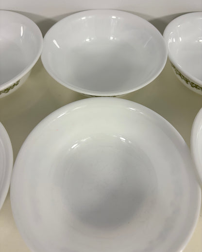 Corelle Green Crazy Daisy Spring Blossom Soup Cereal Bowl Set
