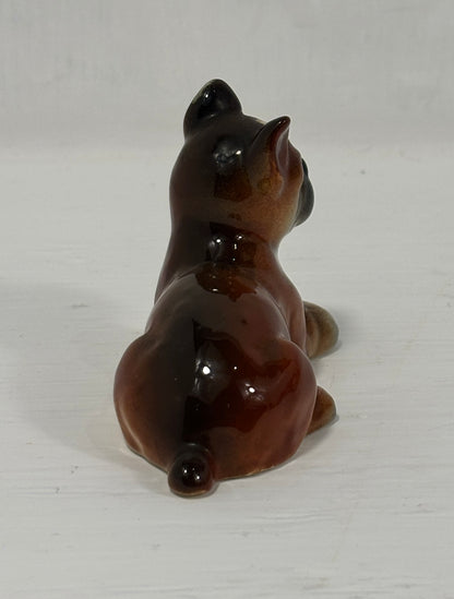 Goebel Boxer Puppy Dog Vintage Figurine