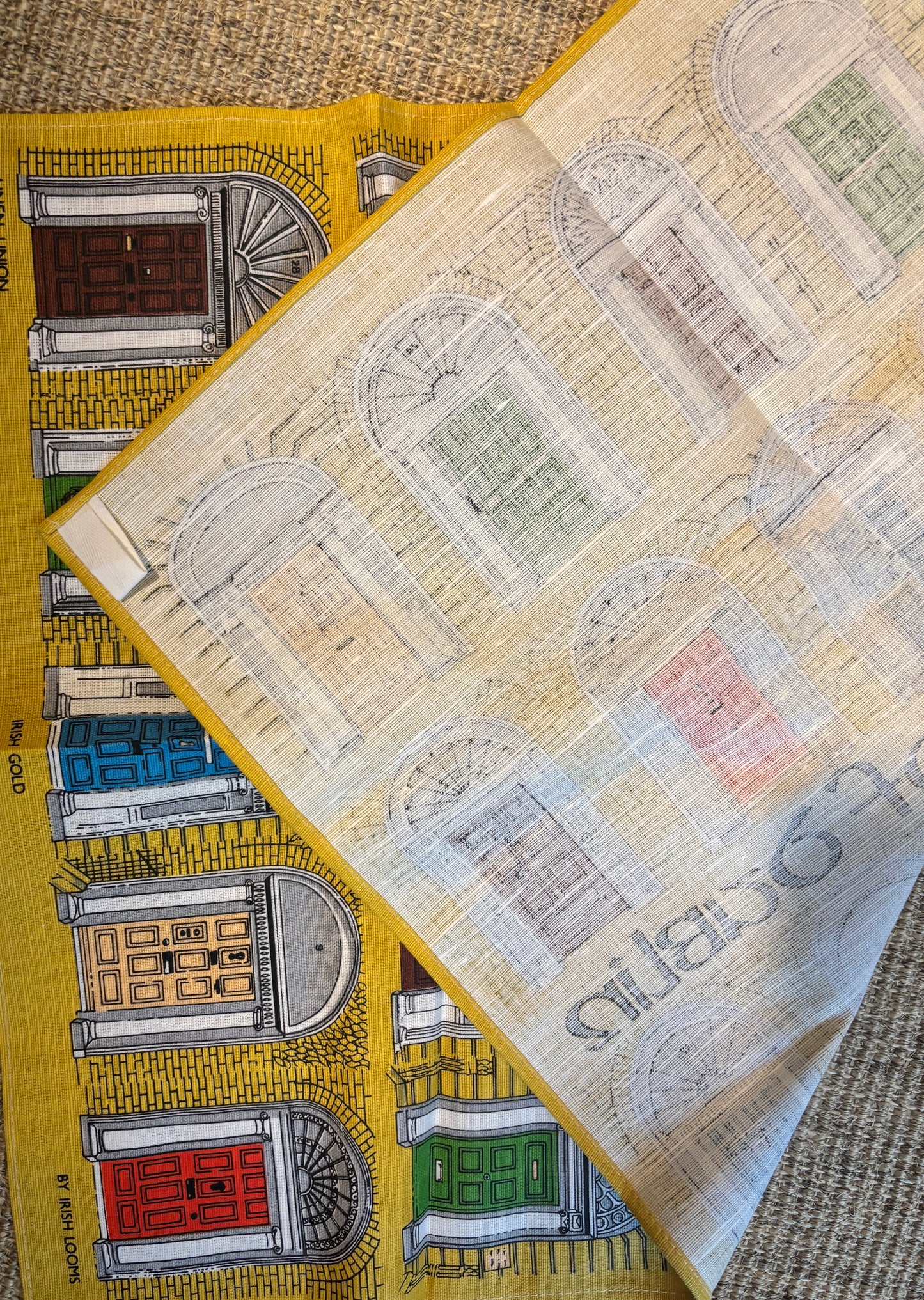 Irish Linen Doors of Dublin Tea Towel