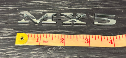 Mazda MX5 Tailgate Badge Emblem Letters