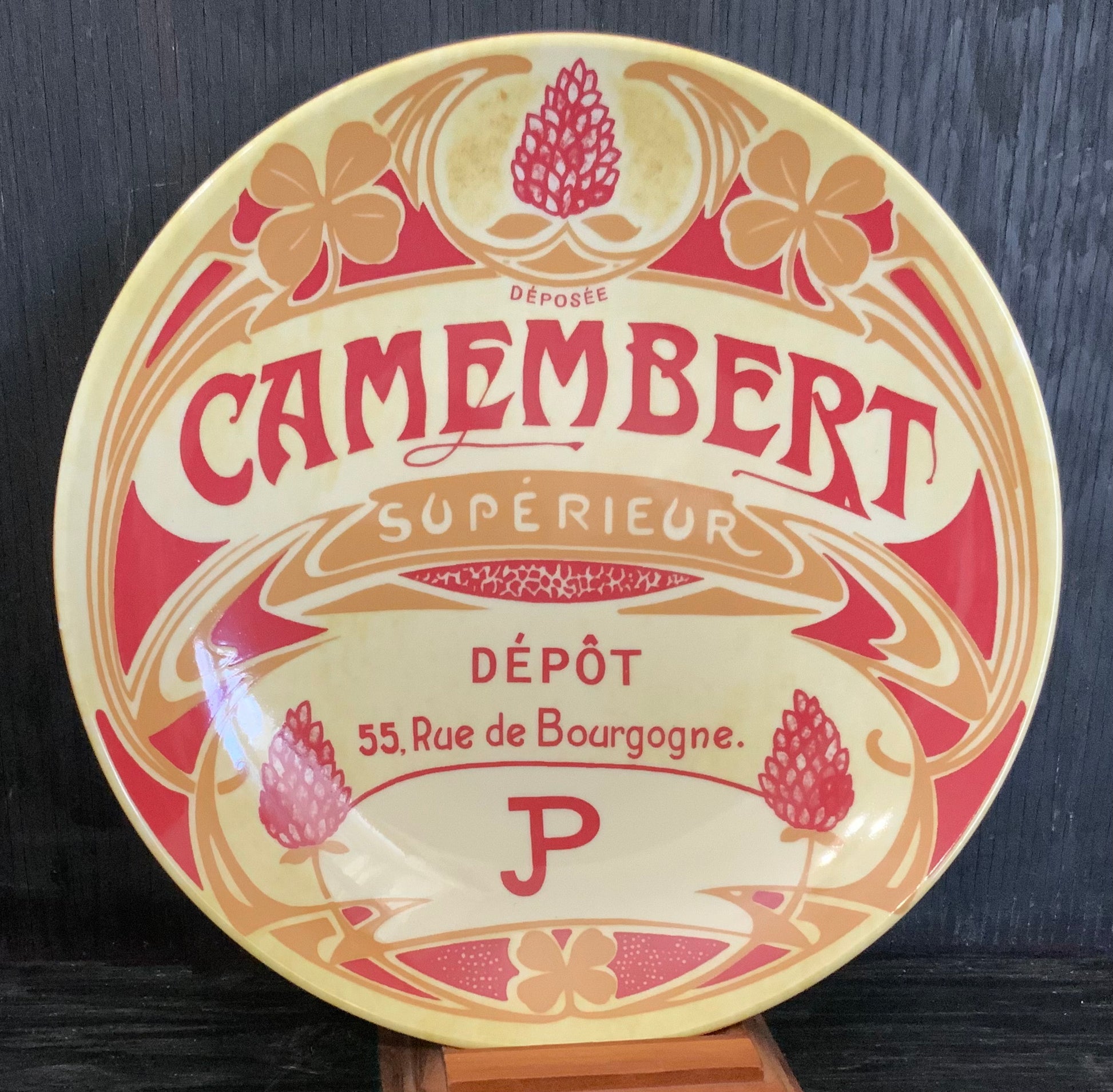 Camembert Cheese Serving Plates