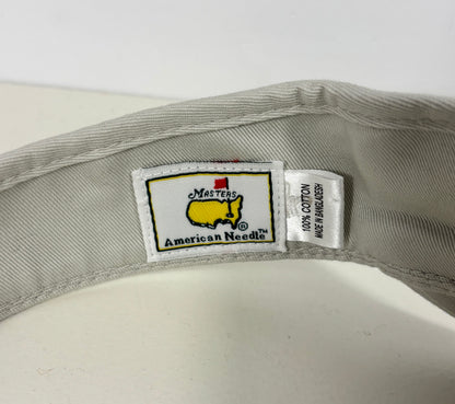 Masters Golf Tournament Beige Golf Visor