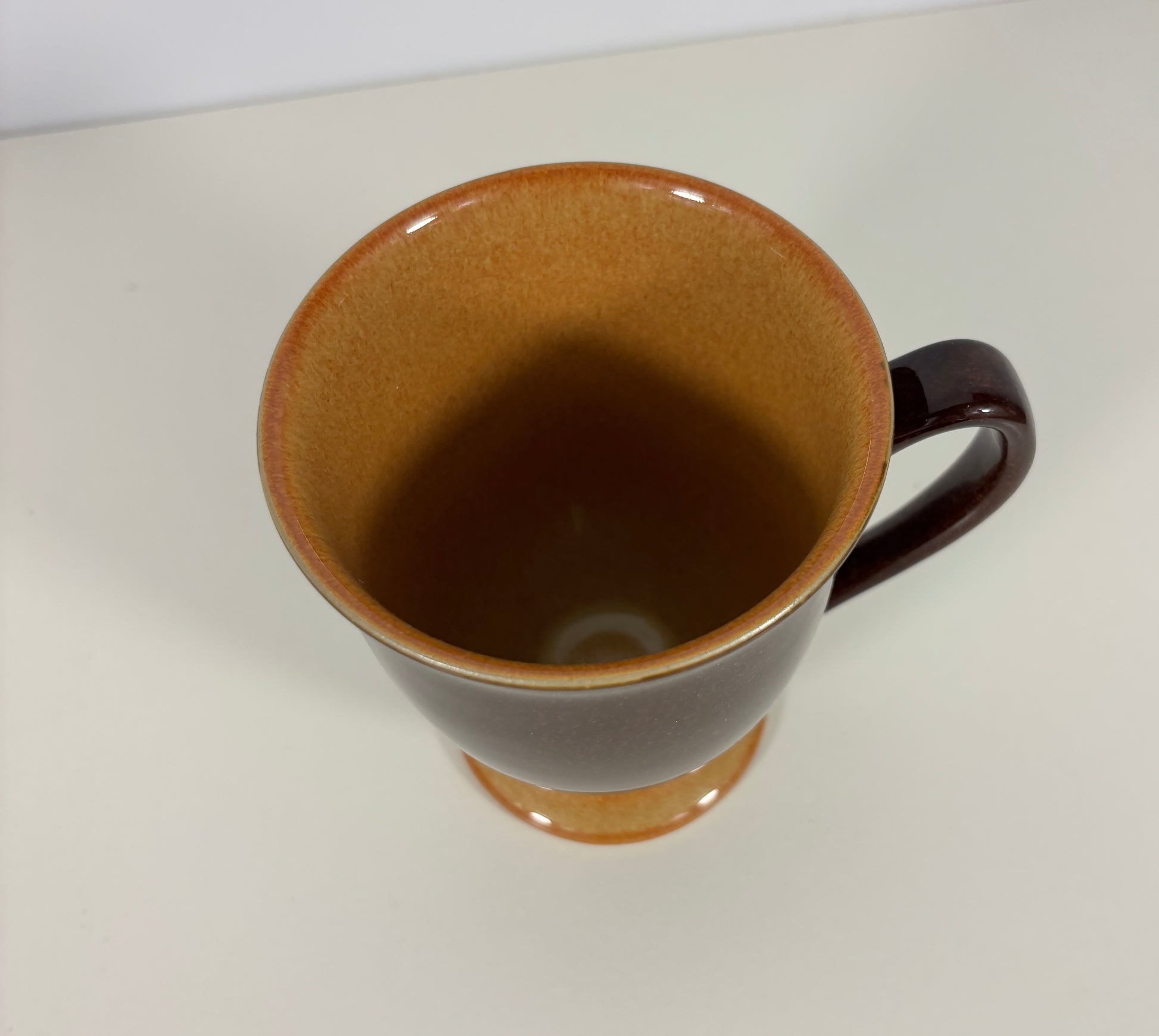 Rare Denby Chefs Brown Footed mug