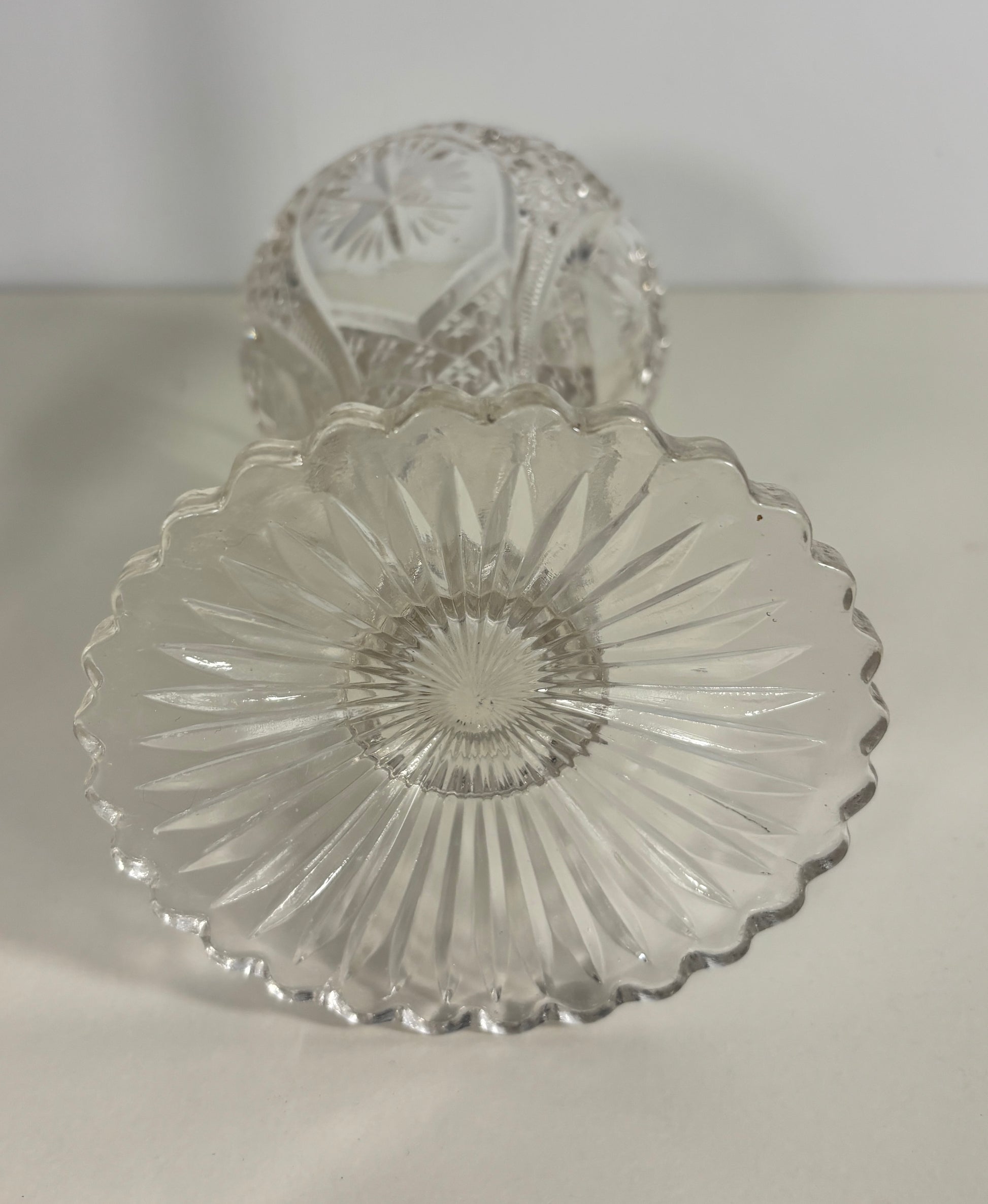 Indiana Glass Trumpet Vase