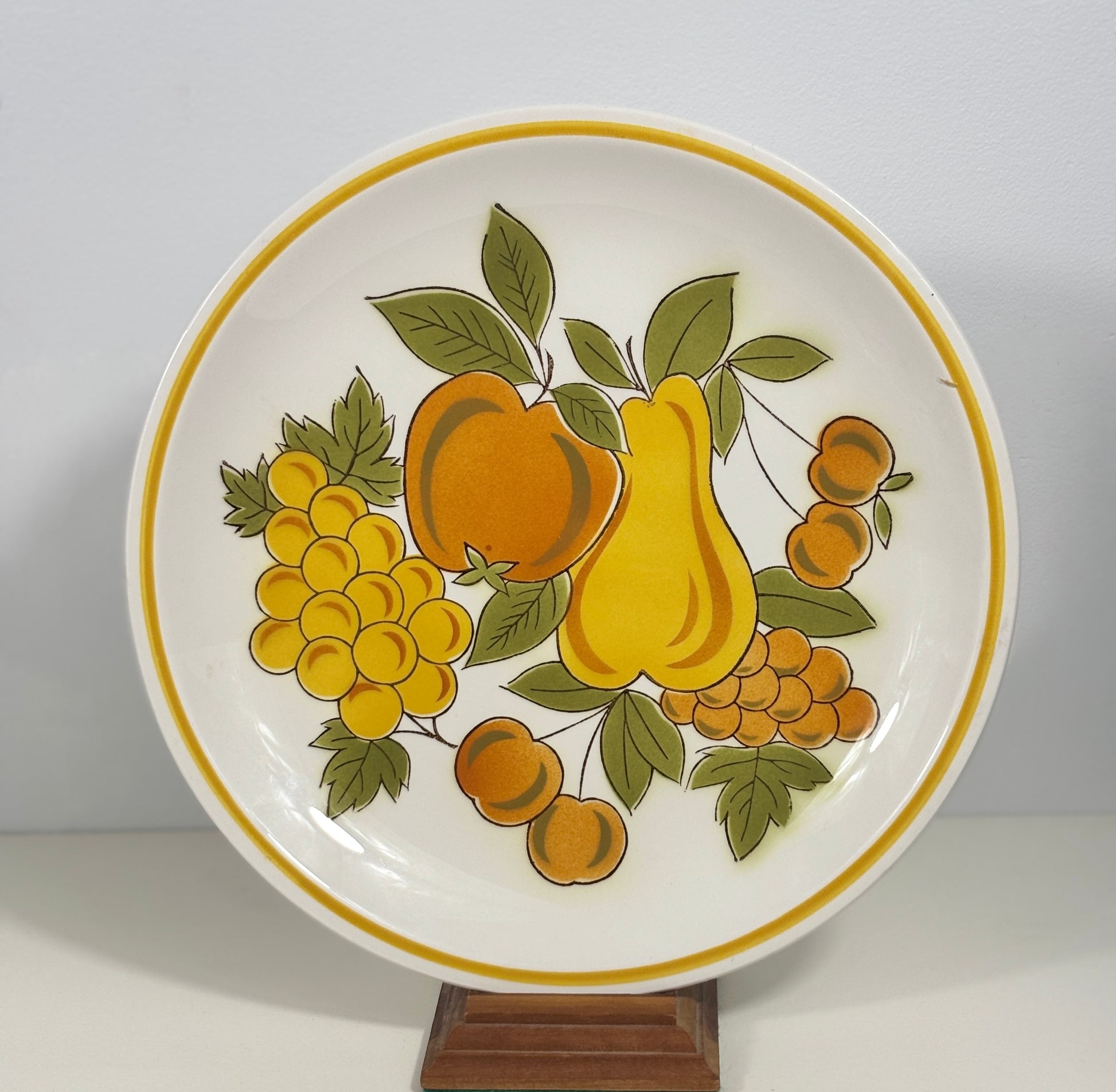 Mikasa Cera Stone Fruit Salad Dinner Plate