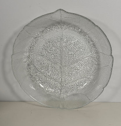 Arcoroc Aspen Pressed Glass Leaf Salad Bowl