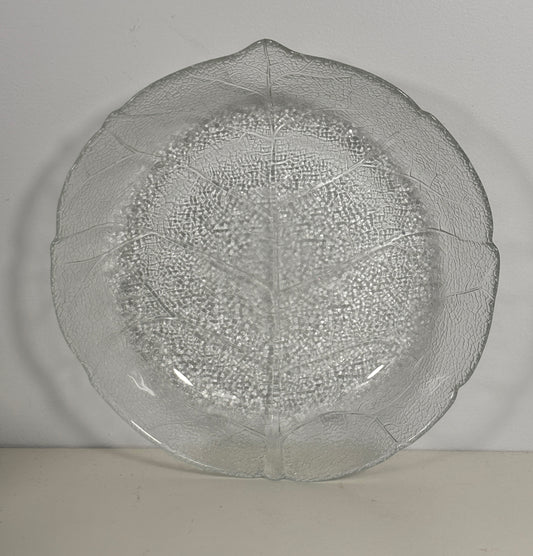 Arcoroc Aspen Pressed Glass Leaf Salad Bowl