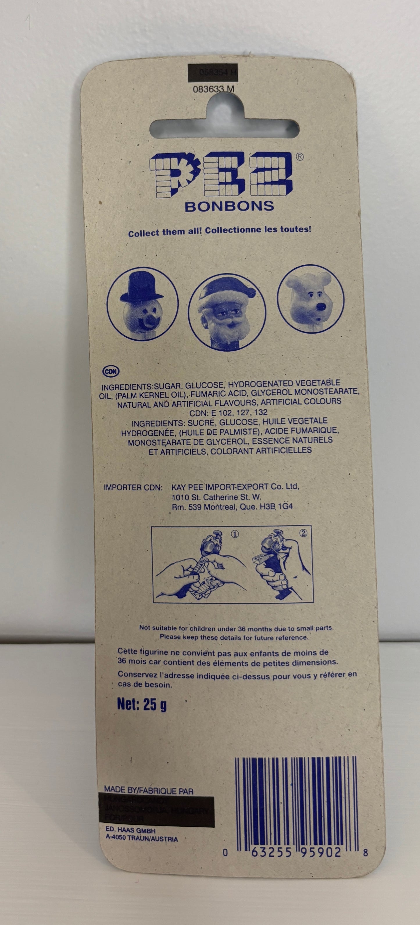 Polar Bear on Rare Christmas Theme Card Pez Dispenser