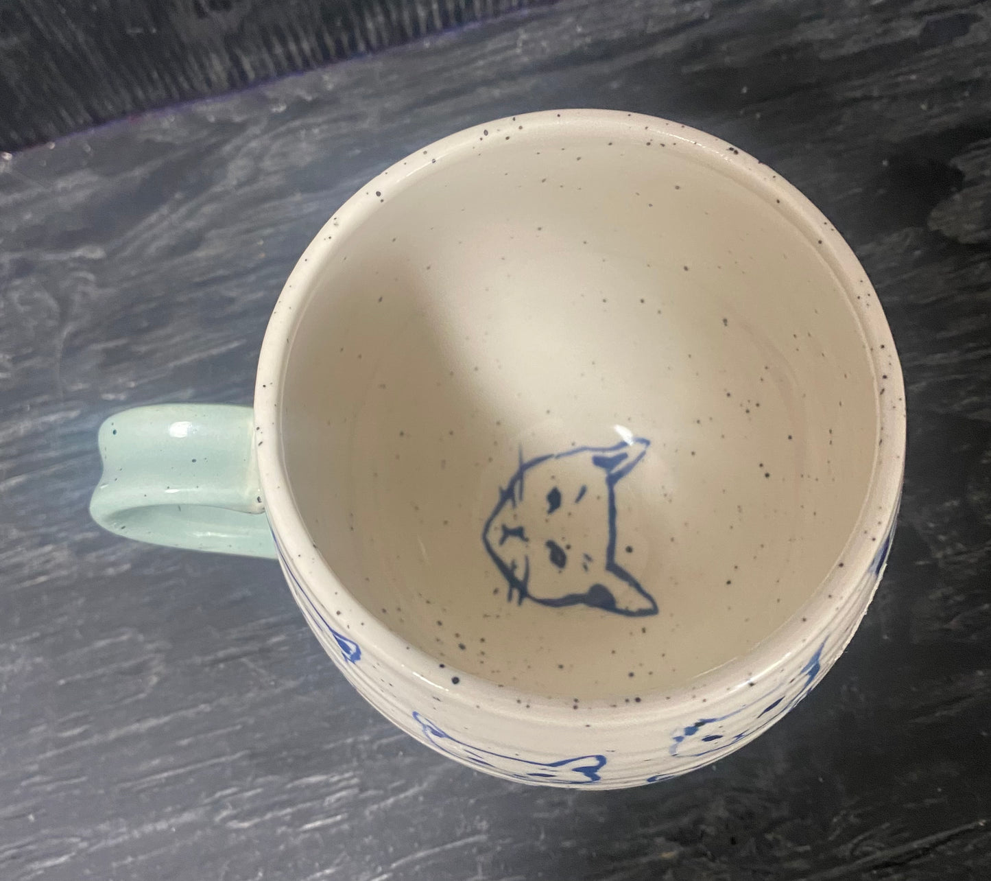 Anthropologie Cat Faces Mug by Leah Reena Goren