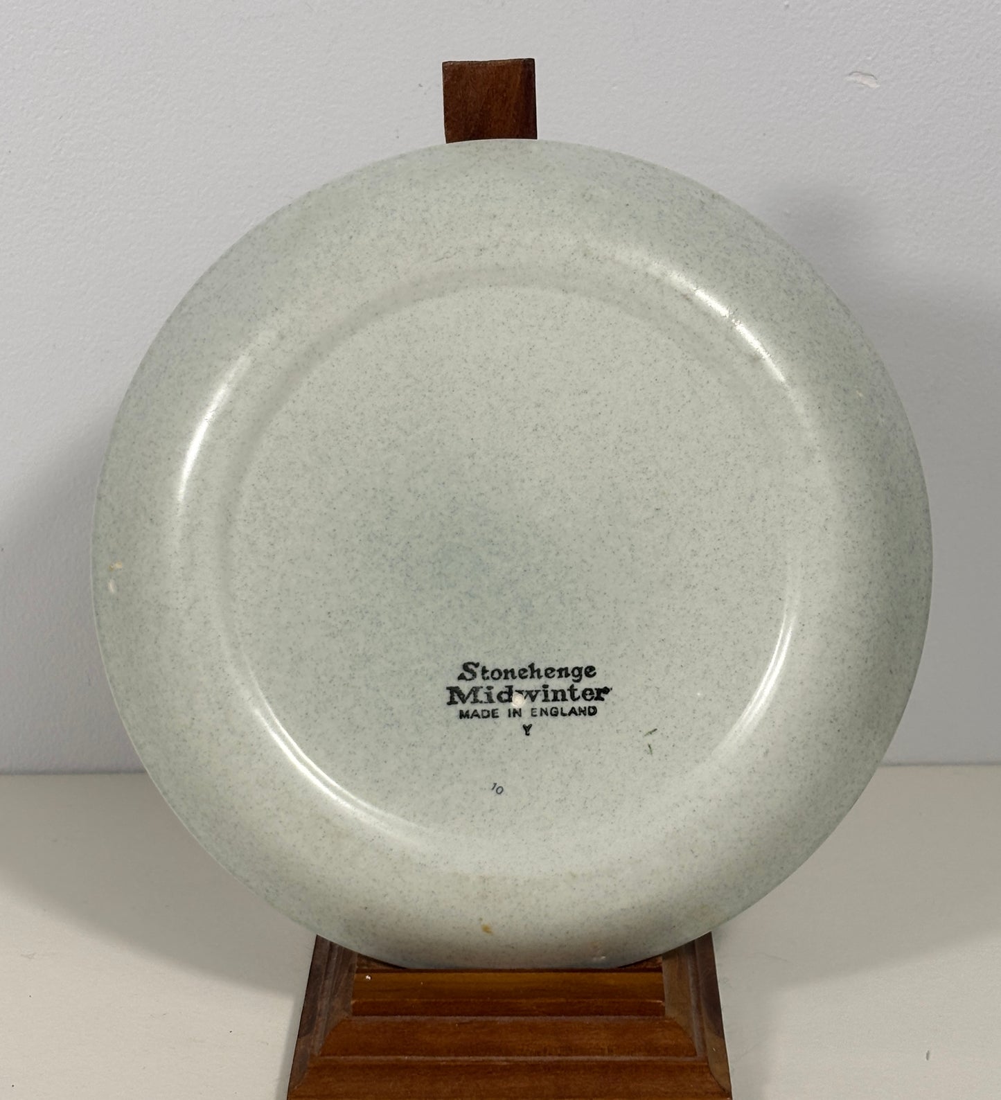 Stonehenge Midwinter Blue Dahlia Bread Plate