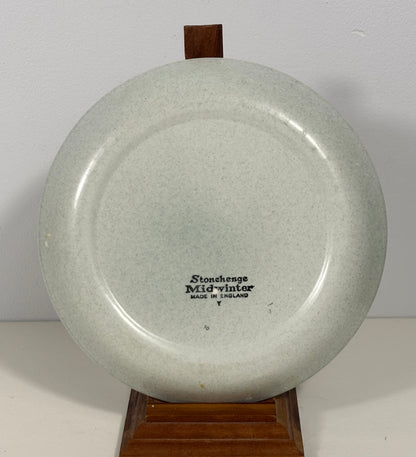 Stonehenge Midwinter Blue Dahlia Bread Plate