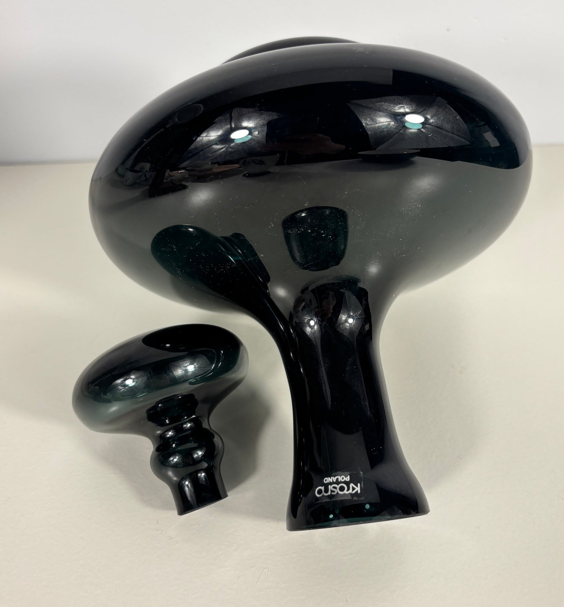 Krosno Petrol Blue Decanter