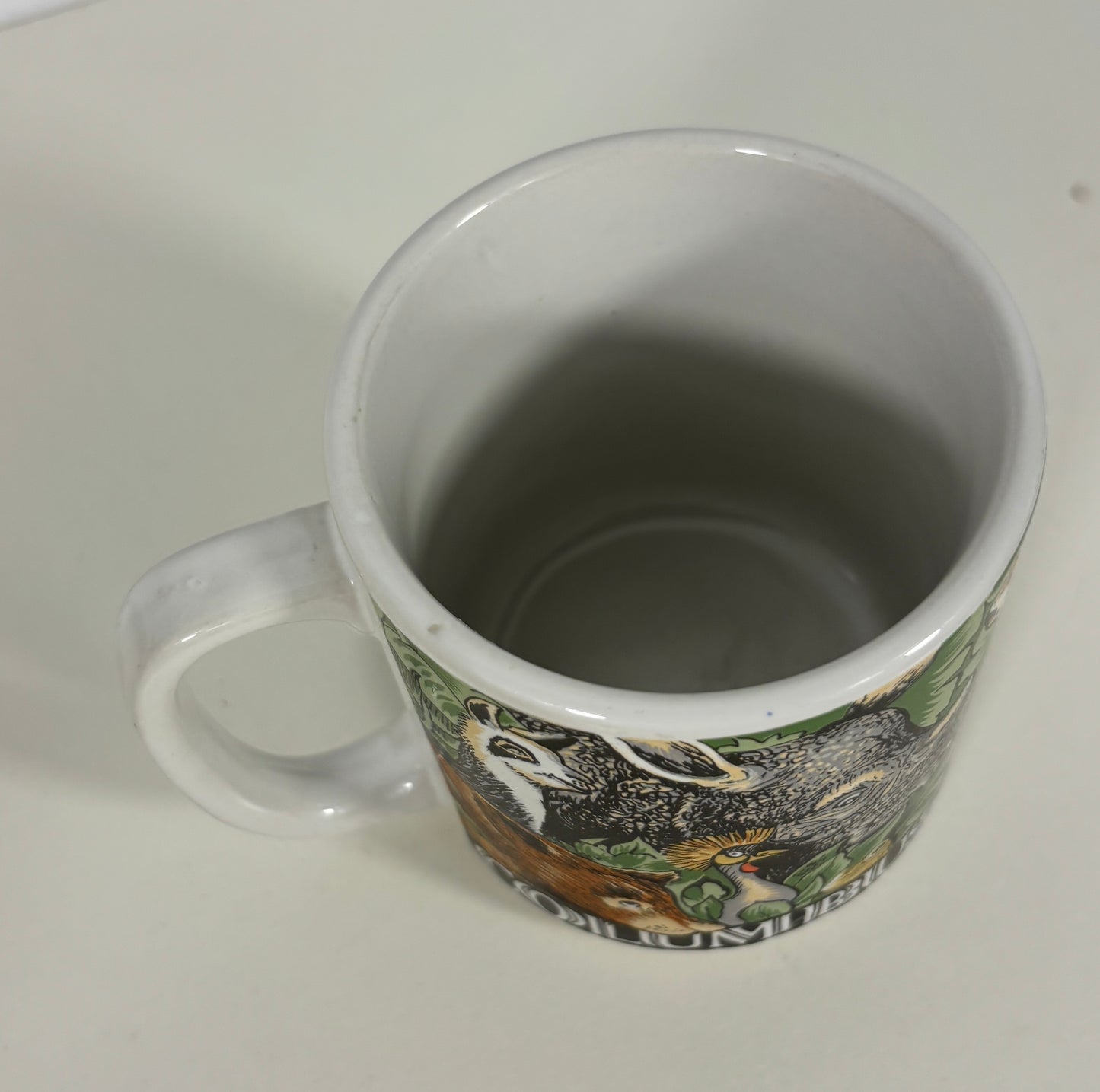 Rare Columbus Zoo Animal Graphics Mug