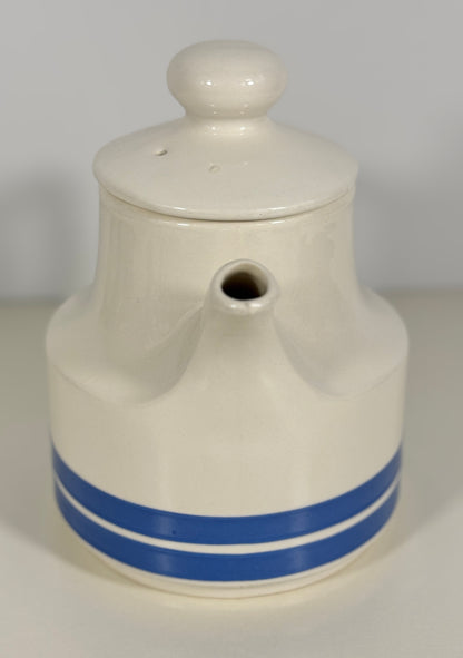 Carrigaline Ireland Vintage Blue Striped Teapot