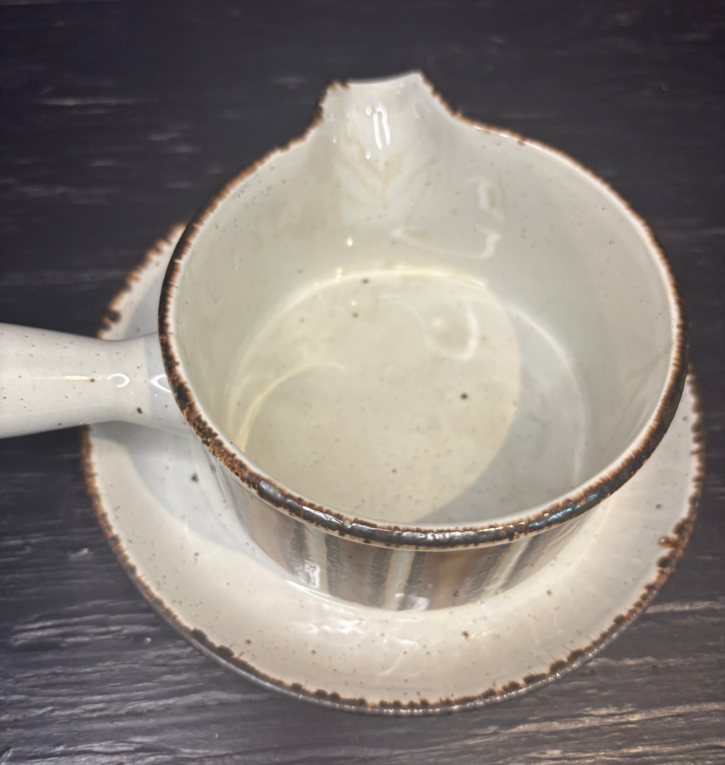 Stonehenge Midwinter Earth Gravy Boat and Saucer