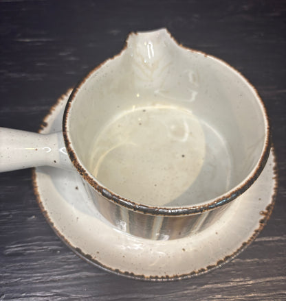 Stonehenge Midwinter Earth Gravy Boat and Saucer