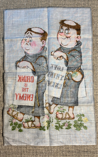 Ulster Weavers Oh Brother Drink is the Enemy Monk Tea Towel