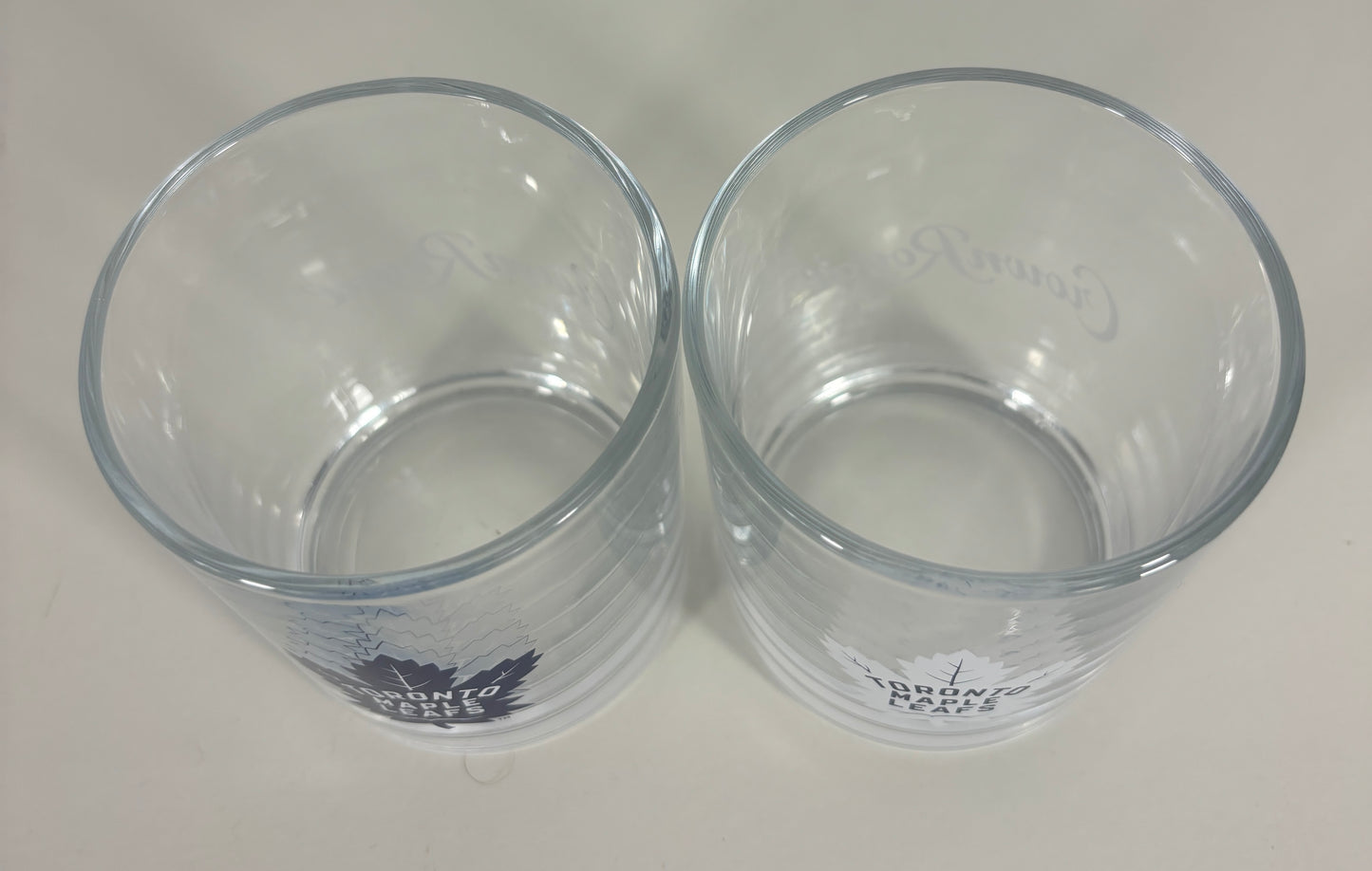 Crown Royal Toronto Maple Leafs Rock Glasses Set