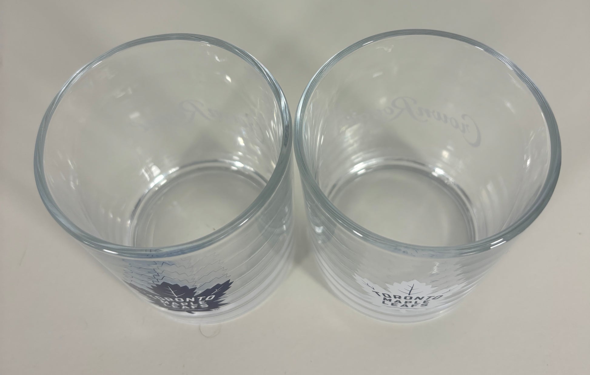 Crown Royal Toronto Maple Leafs Rock Glasses Set
