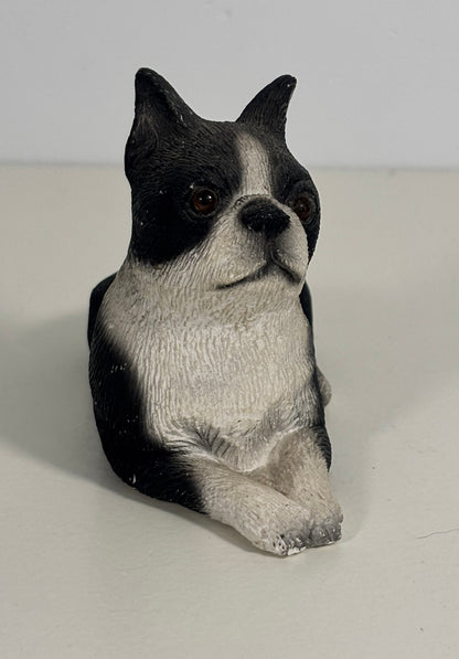 Bandanna Boston Terrier Figurine Circa 1984