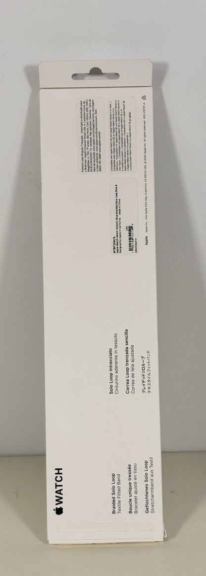 Apple Watch Braided Solo Loop Textile Fitted Watch  Band