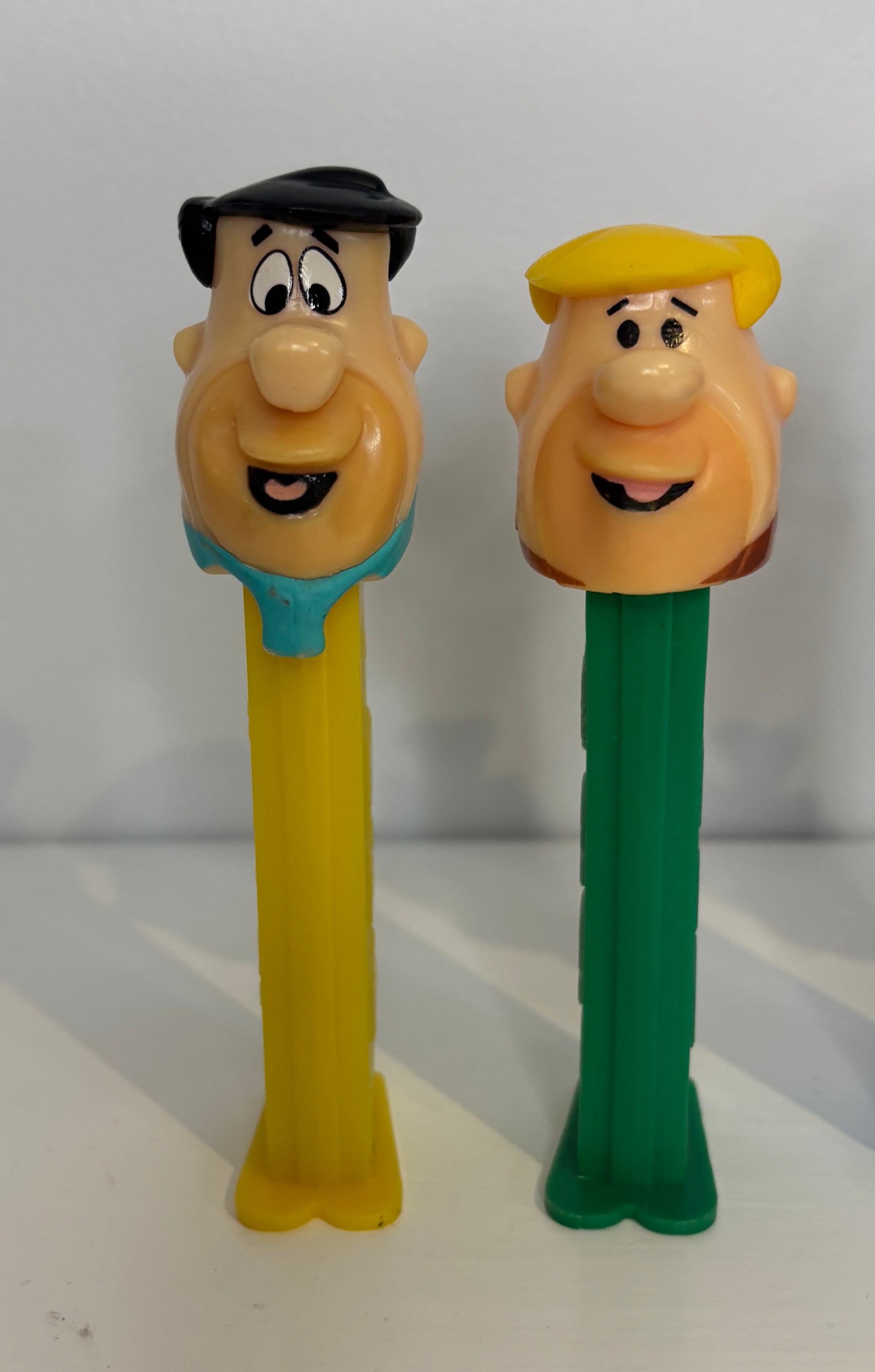 fred and barney Vintage Pez Dispensers