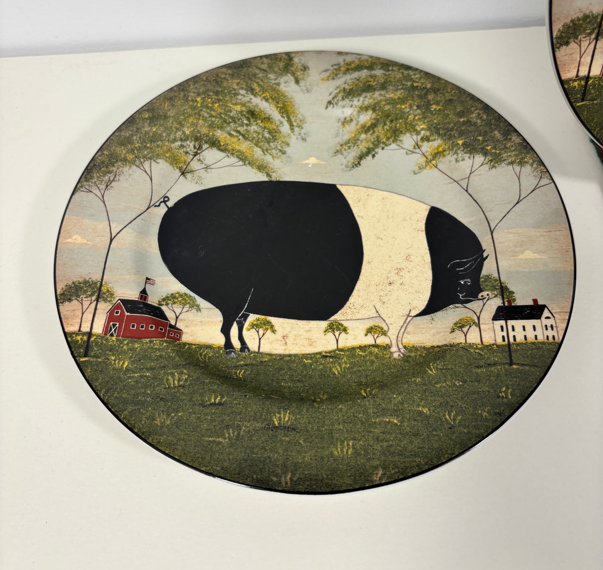 Sakura Warren Kimble Animal Collection Plate Set