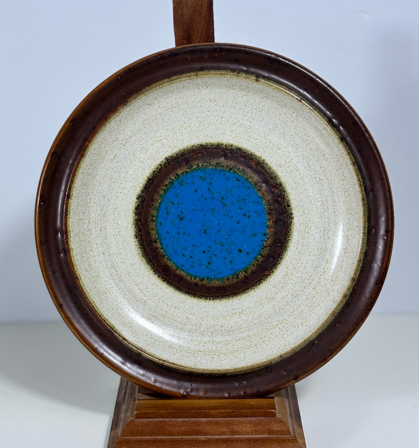 Denby Potters Wheel Blue Bread Plates