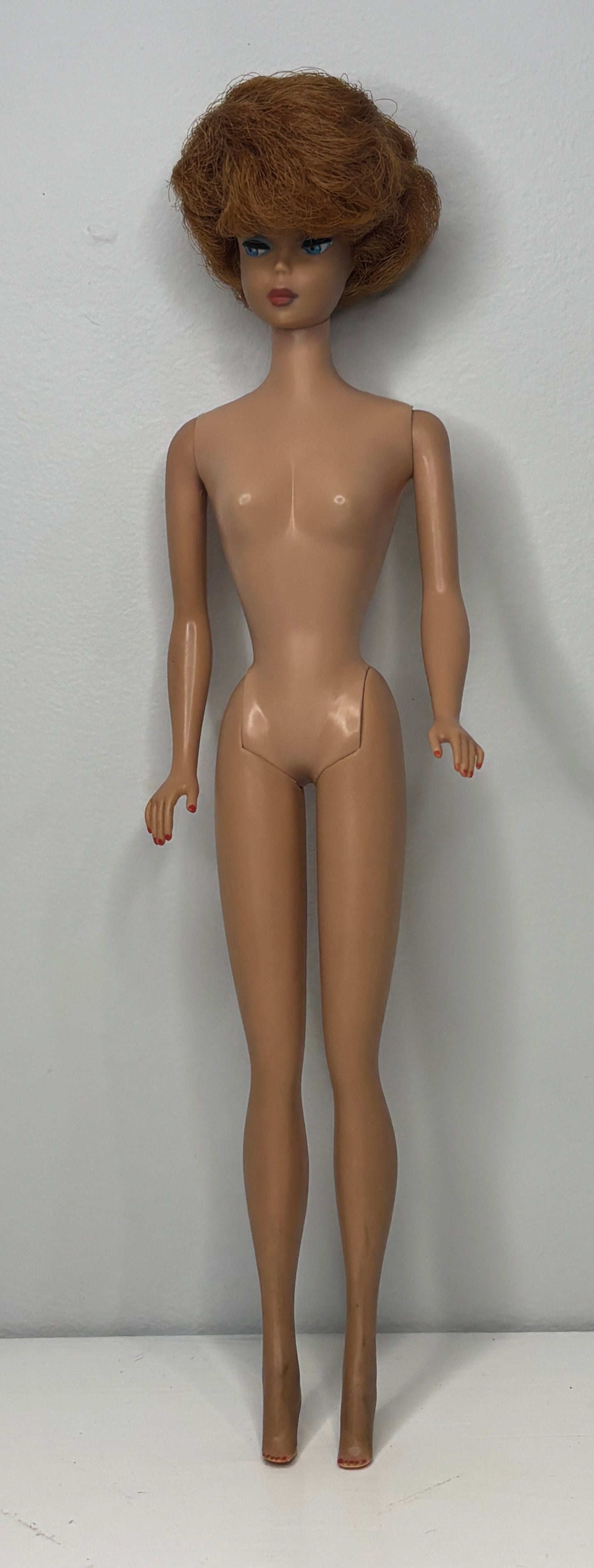 1960s Bubble Cut Auburn Titian Barbie Doll