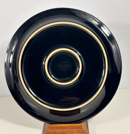 Denby Elements Jet Black Salad Plate