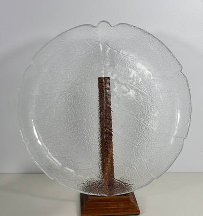 Arcoroc Aspen Pressed Glass Leaf Plate